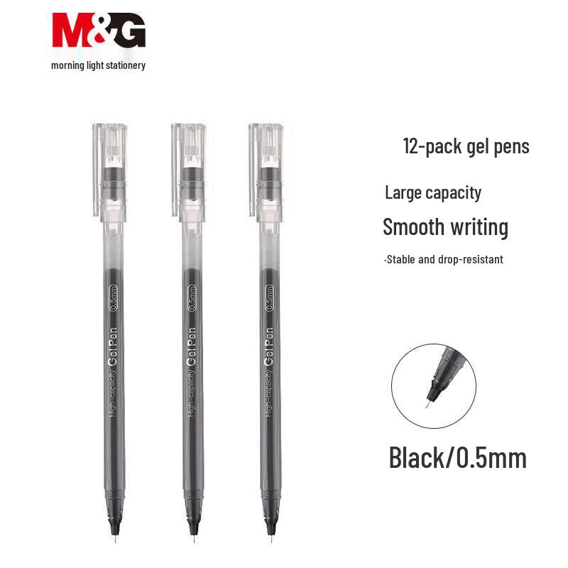 M&G Large Capacity 0.5mm Needle Tip Gel Pen