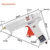 Pistol de lipit la cald cu temperatură reglabilă 120W cu afișaj digital - Grad industrial, batoane de lipici 11mm, temperatură constantă, pentru uz casnic