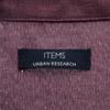 ITEMS URBAN RESEARCH Short sleeve shirt L purple Men's Used
