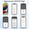Air Tags Bluetooth GPS Tracker Finder AntiLost Tracking Device for IOS Android Google Find My App Pets Keychain Luggages Locator