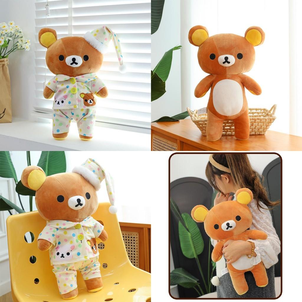 Plush Toy Rilakkuma Cute Stuffed Doll Room Decoration Kids Birthday Gift Xmas