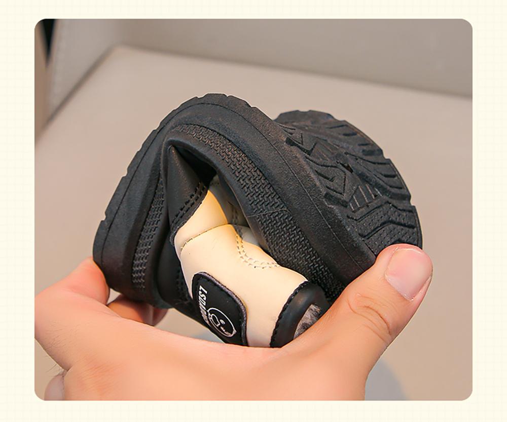 Zimní plyšové sněhule pro děti Hřejivé bavlněné boty pro chlapce a dívky Vodotěsné dětské zimní boty Sametová obuv