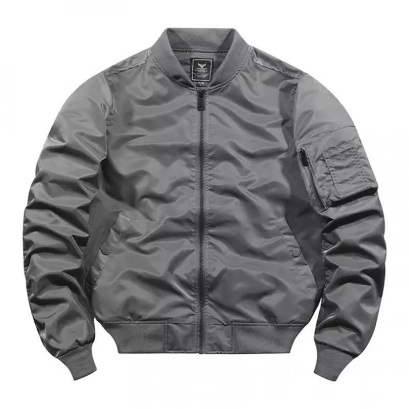 Spring Autumn Bomber Jacket Men Women Military Fly Jacket Varsity Baseball Flight Coat Mens Windbreaker Mens Clothing