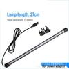 Waterproof USB Fish Tank Light, Low Voltage Submersible with Double Drain, 110V Option