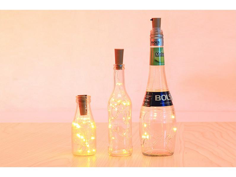 LED Solar Cork Bottle Lights: Copper Wire Fairy Lights for Wine Bottle Decoration