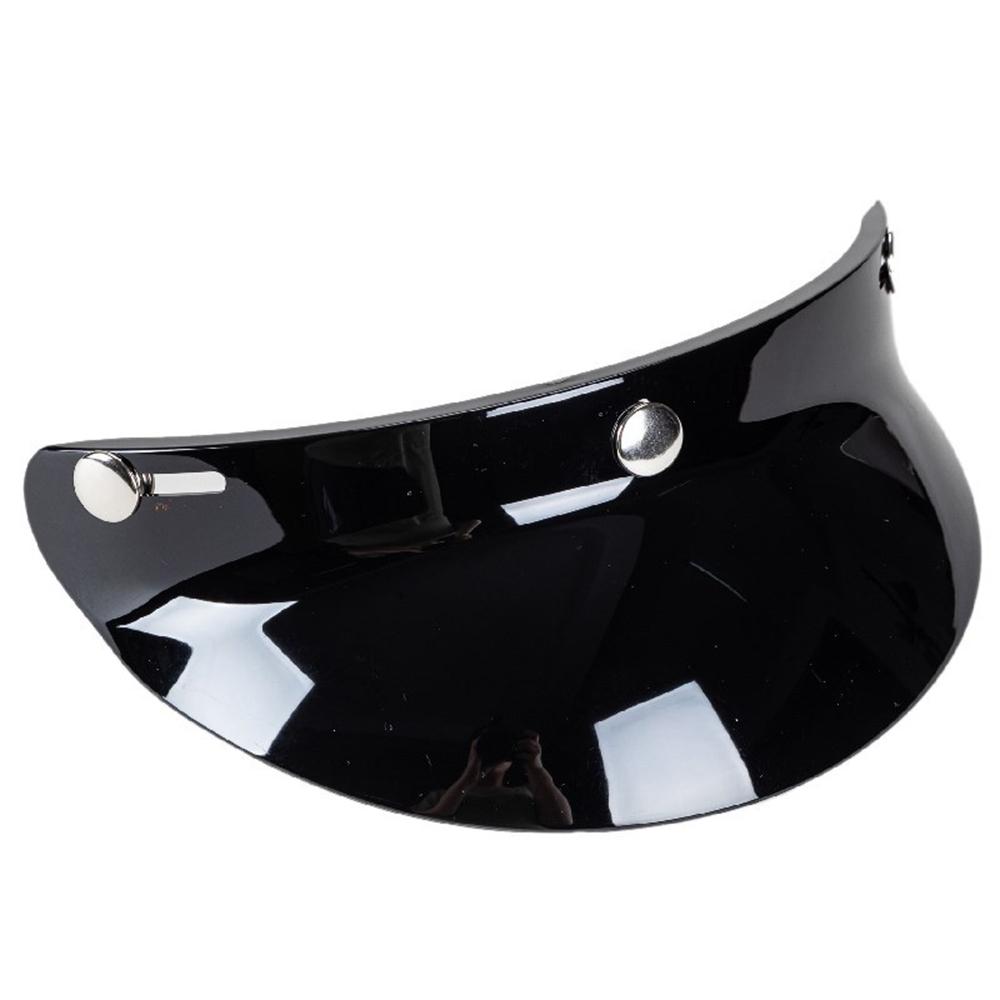 Motorcycle Helmet Visor Shield – 3 Snap Button Flip Up Wind Protector