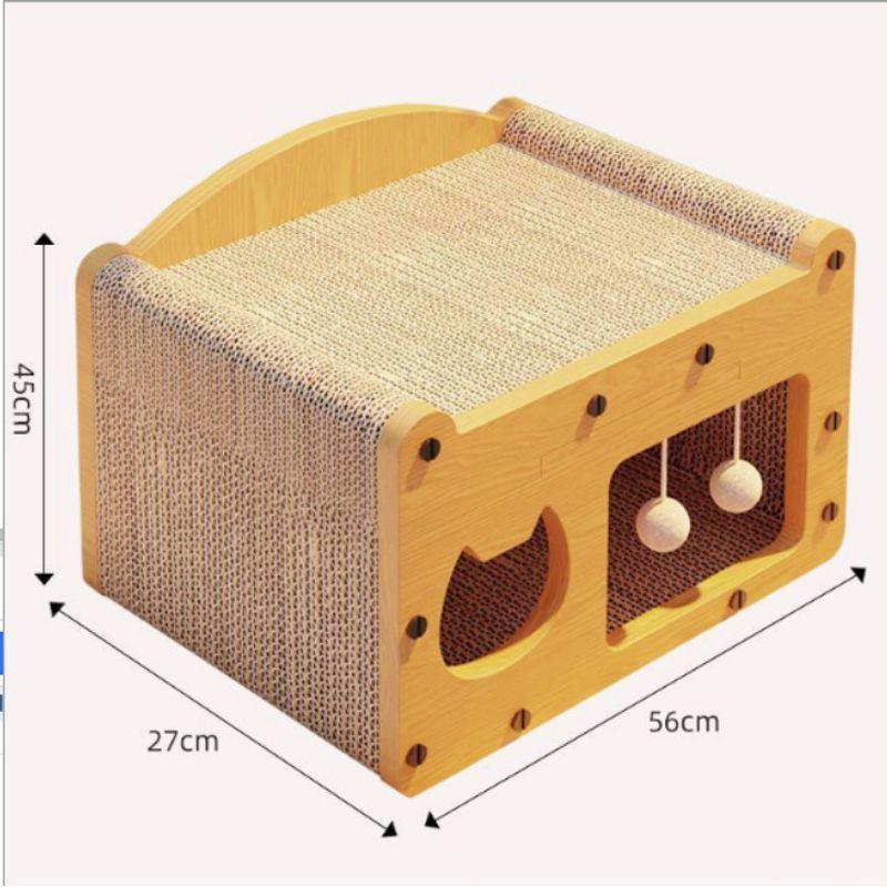 

Новинка Когтеточка для кошек Кошачье гнездо Интегрированная Износостойкая Устойчивая к царапинам Вертикальная когтеточка для кошек Игрушка-тоннель для кошек Товары для питомцев Cat head sofa cat scratch board