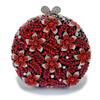 2025neue Clutch Tasche runde Blume Punkt Diamant Abendtasche Metall Diamant Tasche Handtasche