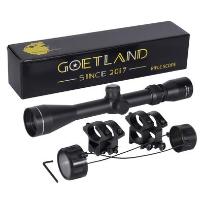 Goetland Riflescope Variable Magnification Reticle Crosshair R4 SFP Optical Sight for and Compatible with Real Guns 3-9x40 Airsoft, Airsoft, Shooting,