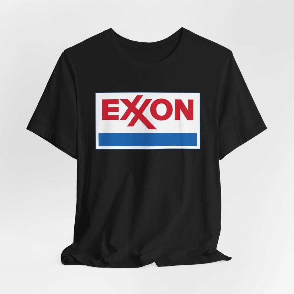 Men's and Women's T-shirts Exxon Gasoline Oil Logo