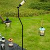 Regulable Height Camping Lamp Poles Light weight Outdoor Hanging Lamp Stand for Hiking Fishing Backpacking