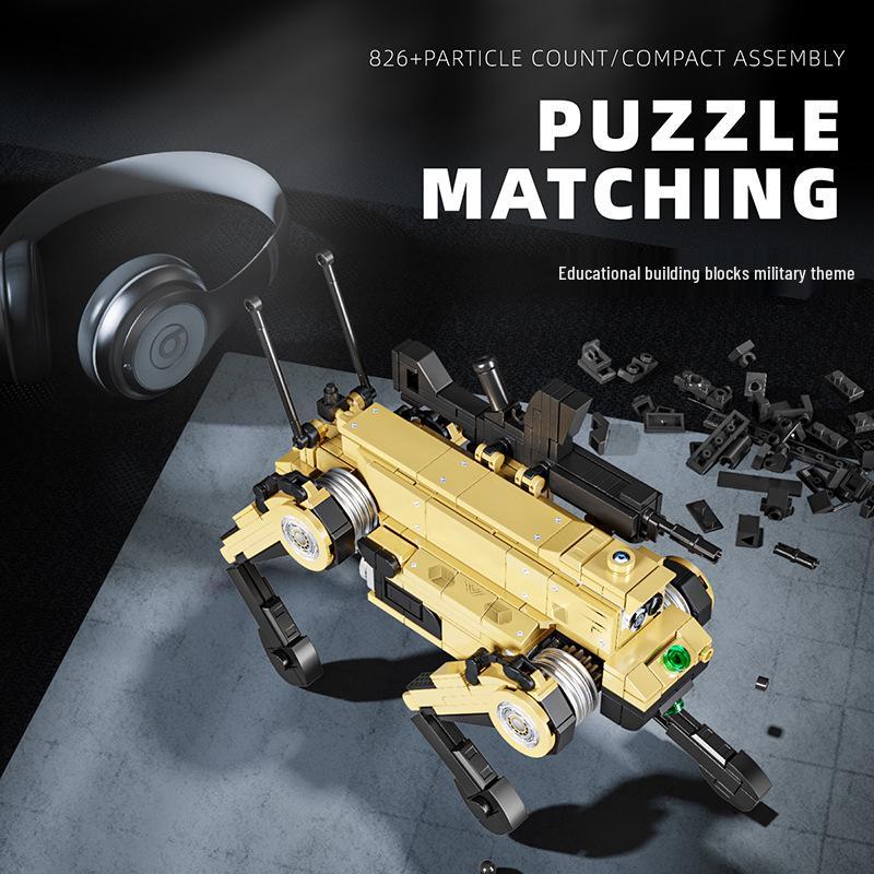 Le Yi Mechanical Wolf Military Building Block Model - Educational Toy for Kids
