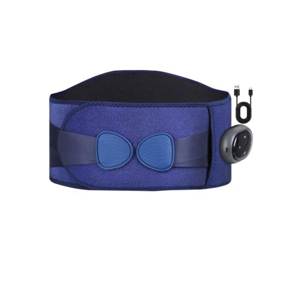 Lumbar Support Belt with Heat And Massage Adjustable Lower Back Pain Relief Wrap 3-in-1 Heating Pad And Vibration Massager