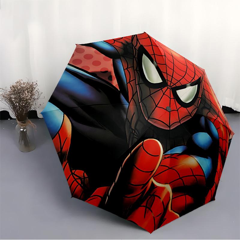 1pc Spider-Man Automatic Umbrella 8-Bone Design Compact Gear for Outdoor Travel,Perfect Gift for Friends' Birthdays yy250815021