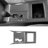 Panneau de levier de vitesses en fibre de carbone pour Toyota Camry, motif fibre de carbone