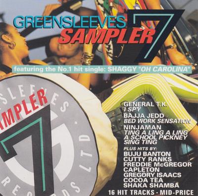 CD RŮZNÍ - Greensleeves Sampler 7 GREZCD7 Greensleeves Re 1993 UK Reggae, Ska & Dub Použité
