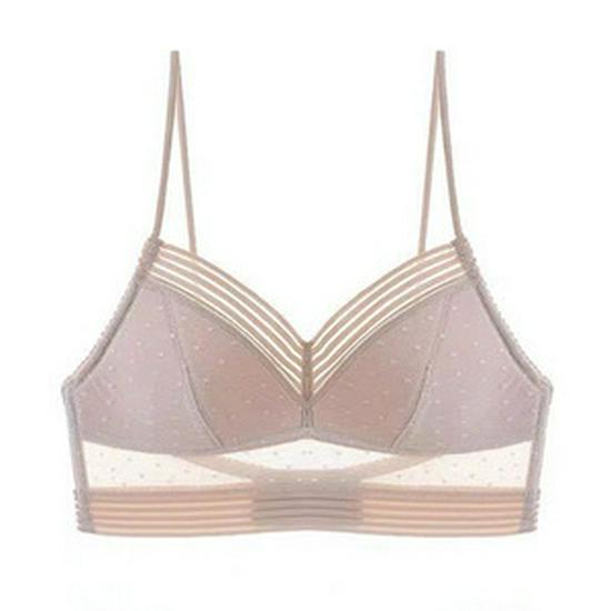 Wire-free Summer U-Shaped Backless French Lace Bra