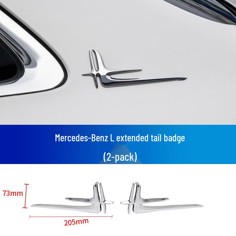 Manshi Mercedes-Benz E200L/E300L Side & Tail Emblem Modification Kit