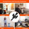 B-Est Portable Door Lock Heavy-Duty Home Security Door Lock Travel Lockdown Locks For Additional Safety And Privacy 2 Pack