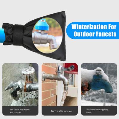 Winter Outdoor Faucet Cover Outside Freeze Protection Faucet Cover Waterproof Insulated Spigot Cover for Garden Yard Hose Bib