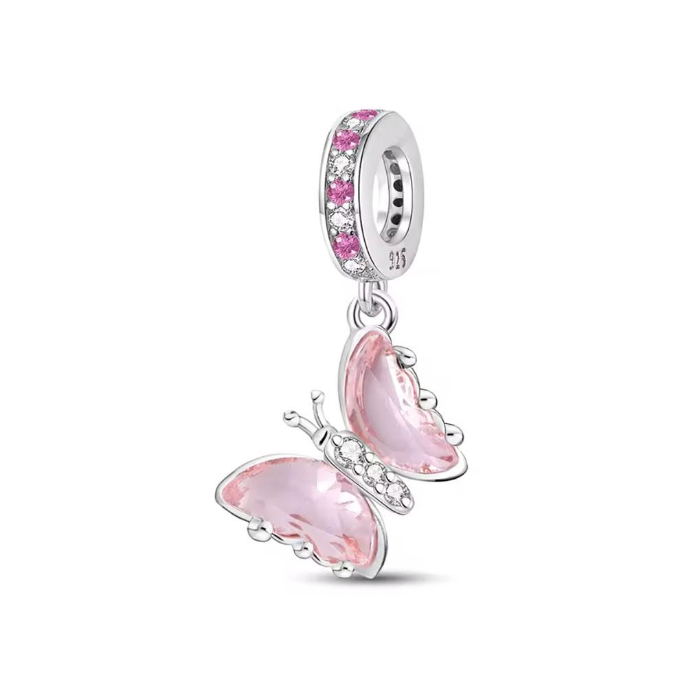 925 Silver New Cute Lovely Octopus Panda Ship Car Beer Slippers Bead Pendant Charm Fit Original Bracelet DIY Jewelry Gift