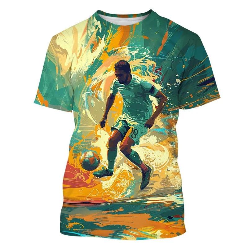 New Fashion, Cold Sports, Men's, 3-print, T-shirt, Top Style, Children's T-shirt