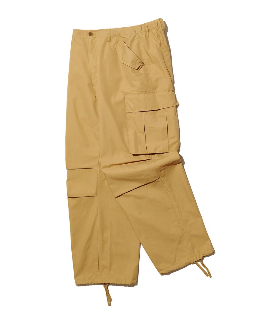 BIG UNION Pleated Cargo Pants (Ct) / Mustard