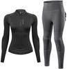 WOSAWE Women's Motorcycle Clothing Slim High Elastic Motorcycle Shirt Pants Full Body Soft Armor Protection Suit