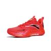 Anta Shock Wave 5 Low Top Basketball Shoes Men's Neon Bright Red 112621626-2