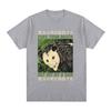 Fake Your Death Opossum Funny T Shirts Unisex Fashion Short Sleeve Tshirts Casual Cotton Oversized Short Sleeve Tshirt Streetwear