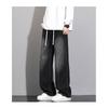 Spring and Summer Men's Wide-leg Jeans 2026 New Slim Straight Wide-leg Youth Curved Pants Trendy