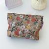 Korean Style Embroidered Cosmetic Bag Large Capacity Clutch Makeup Bag Jacquard Storage Bag  Girls
