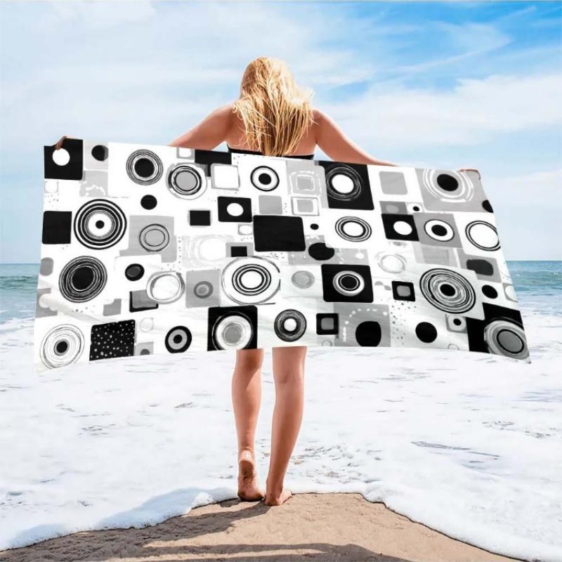 

1pc Large Quick-Dry Microfiber Beach Scarf & Towel Oversized Lightweight Swim Wrap,Bath Towel, Soft Absorbent Travel Blanketsory W30*H60(CM)