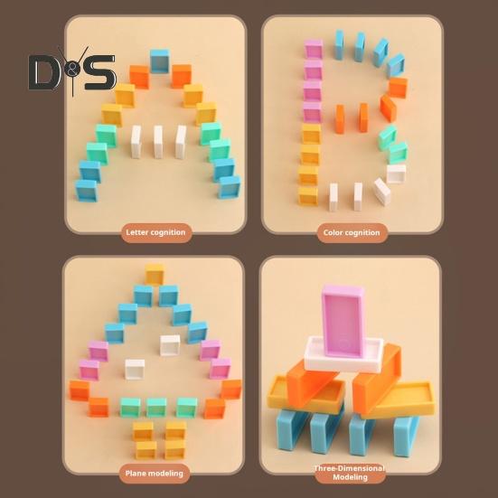 Domino Train Toy for Kids Ages 3-12 Automatic Electric Building And Stacking Domino Blocks with Music Educational Learning Toy for Autistic Christmas