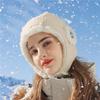 Winter Men's and Women's Windproof Pullover Padded Warm Ear Protection Cap