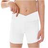Children's Solid Color Yoga Shorts Tight Fitness Sports Fashion Three-point Pants Hot Pants