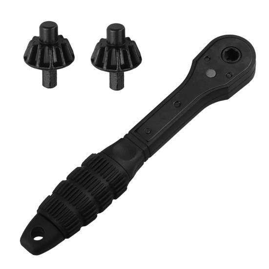 Ratchet Drill Chuck Key Wrench Anti-Slip Handle Ergonomic Multipurpose Universal Double Head Drill Press Chuck Key Mini Ratchet Spanner