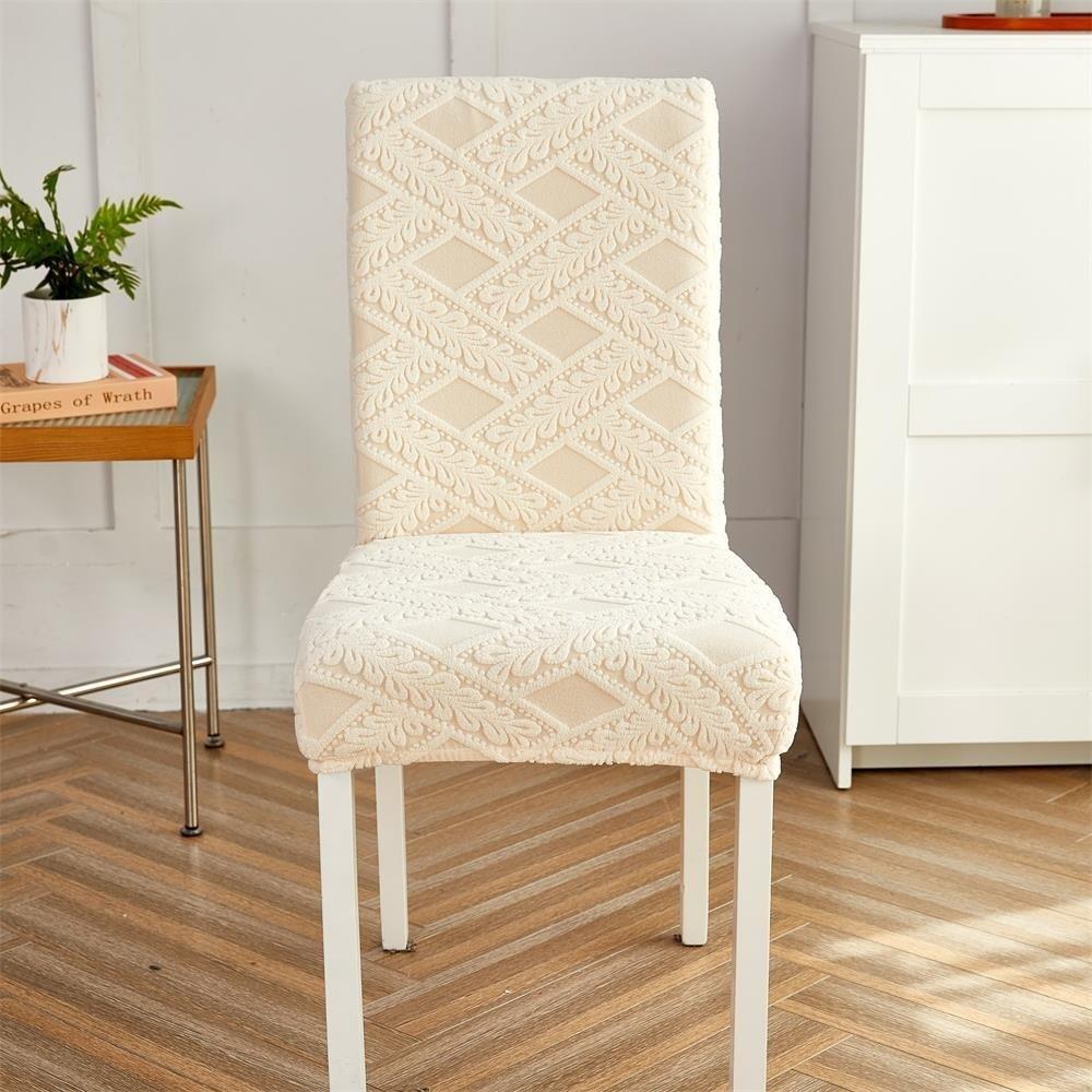 High Back Dining Chair Cover Stretch Jacquard Jacquard Chair Cover Kitchen Chair Cover Kitchen