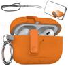 (Fluffy Blue) For Airpods Pro 3 New Full Protection Auto Pop-Up Lid Design with Lanyard Wireless Charging Case For Airpods Pro 3