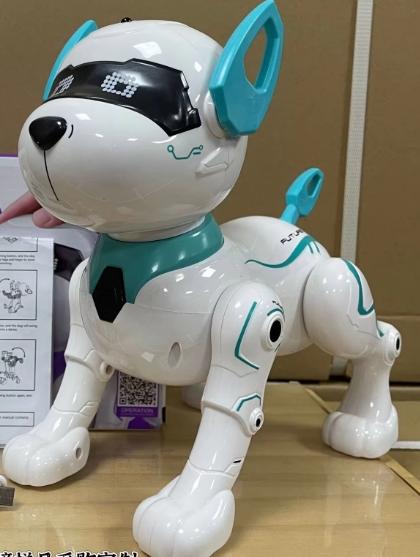 Multifunctional Educational Programmable Plastic Robot Dog Toy with App & Remote Control Interactive Electric Pet Touch for Kids