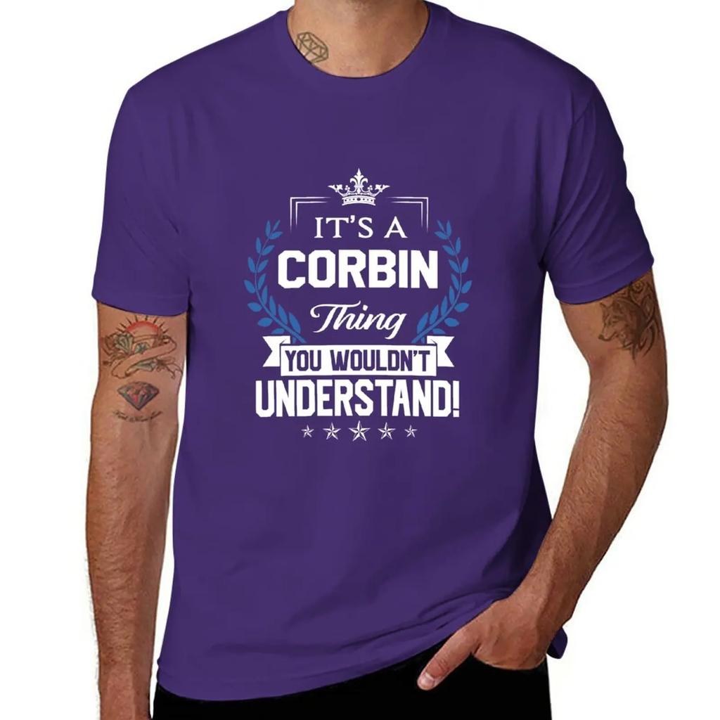 Corbin Name T Shirt - Corbin Things Name 2 Gift Item Tee T-Shirt Summer Top Hippie Clothes Men Clothings