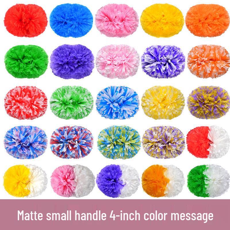 Cheerleading Dance Pom-Pom Flower Balls - Handheld Performance Props