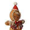 Christmas Gingerbread Man Night Light Battery Powered Resin Cookie Man Decoration Lamp Home Office Bedroom