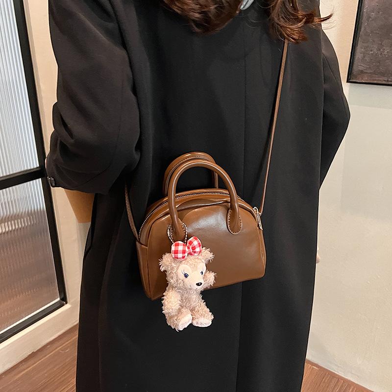 Geantă de mână cu textură la modă, geantă de umăr de toamnă pentru femei, geantă de mână