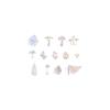 2Sheet Rainbow Window Stickers PVC Glass Wall Sticker Room Halloween Decoration Self Adhesive Decal