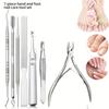 1/7pcs Cuticle Trimmer Set,Cuticle Nail Clippers,Cuticle Pusher,Stainless Steel Scissors,Professional Nail And Foot Care Tools