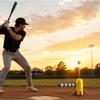 Automatyczna Maszyna do Rzucania Piłki Baseballowej z Regulowaną Prędkością i Kątem Zawiera Pałkę i Pięć Piłek Treningowych Odpowiednia do Treningu i Rekreacji