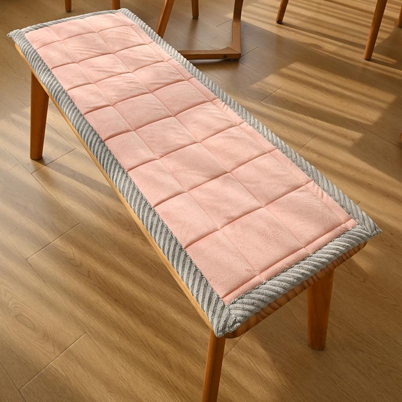 Chair Cushion Dining Room Long Bench Seat Cushion Rectangular Shoe Changing Stool Mat Bench Seat Protector Sofa Seat Pad