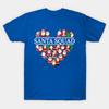 Novel Santa Squad Heart Christmas Gift T Shirt New 100 Cotton Short Sleeve ONeck Tshirt Casual Unisexs Top