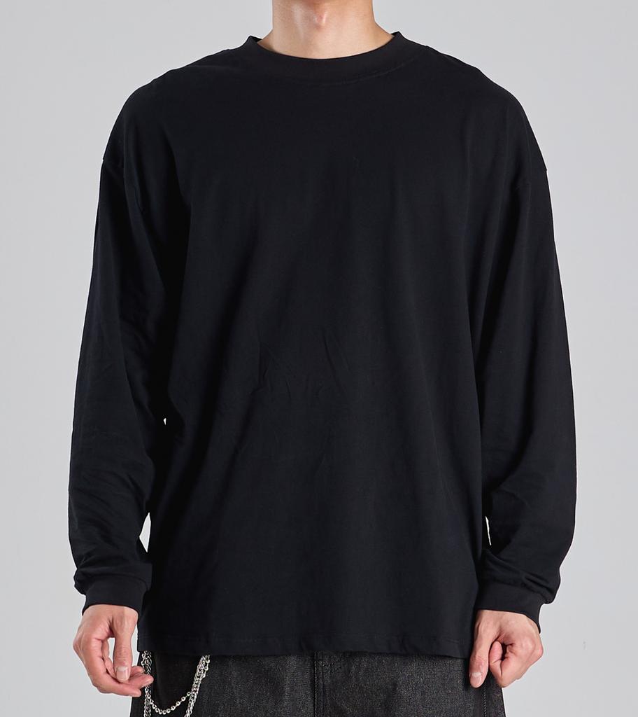 Beoteunseoul Supima 100 Long Sleeve T-Shirt (Black)